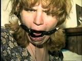 28 YEAR OLD HOUSEWIFE IS HOME MADE RING GAGGED, STRUGGLING, MOUTH STUFFED & LOTS OF DROOLING pt 2  (D60-10)