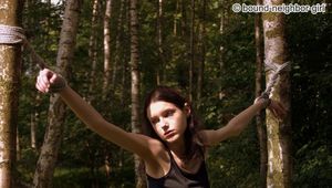 Tanja - Tied up in the forest 1