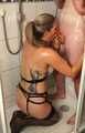 Hanna Engels - Quick fuck in nylons in the shower