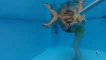 underwater in the pool