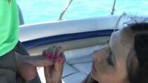 Action Love Boat Blowjob & Handjob with Pink Nails 
