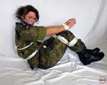 Military-Girl - Bound and gagged - Part Two