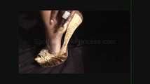 Gold Goddess Pumps