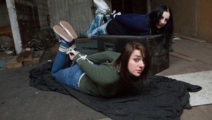 Anija v Katie in Attic Hogtie