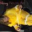 Sandra being tied and gagged on a hairdresser´s chair wearing sexy yellow shiny nylon rainwear being double hooded (Pics)