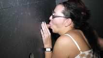 Cum kiss on the Glory Hole