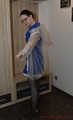 Bound in PVC sailor uniform