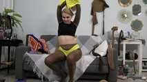 Kira goes mad for pantyhose (video update)