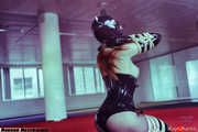 Rubber kinbaku kitten