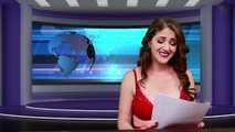 News Anchor Exposed on Live Broadcast - OUR TOPLESS STORY TONIGHT - Terra Mizu