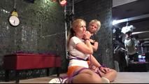 Hooters Domme challenges Hooters Girl !