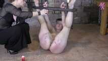Candle Pussy #labiatorture and #pillory in the #dungeon