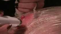 Foiled slave with epilated nipple