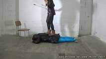 Dama Cesara - Boot worship, hard whipping and trampling