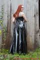 Our new Model in Miss Petra and Lady Nadja in shiny gothic dresses