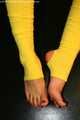 Toeless Heelless Yellow Tights