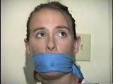 24 Yr OLD CRAFTER IS BALL-GAGGED, MOUTH STUFFED, OTM GAGGED, WRITES RANSOM NOTE, MAKES RANSOM CALL AND IS HANDGAGGED (D64-5)