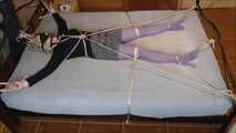 Elena and Stefanie - Tied up with 10 and 5 ropes Part 8 of 8