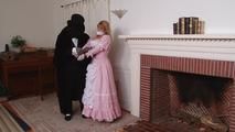 Damsel in the Fireplace - Lorelei in Pink Gown