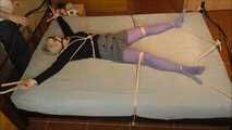 Elena and Stefanie - Tied up with 10 and 5 ropes Part 4 of 8