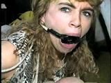 RING-GAGGED, BALL-TIED, PANTY-LESS, DROOLING CARRIE (D14-15)