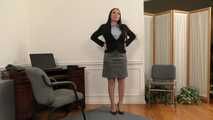 Buxom Secretary Stripdown! Miss Nyssa Nevers Naked at the Office