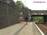 029005 Robyn Pees On Wombwell Station Platform