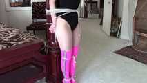 Liz Pink Boots 1