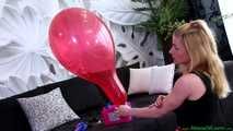electrical pump popping balloons