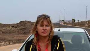 Fuerteventura - nude posing in front of my car