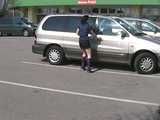 033019 Renee Takes A Standing Pee In The Supermarket Car Park