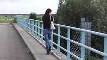 078096 Rachel Pees Off The Motorway Bridge