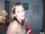 Amatuer Milf Toni Gets Kinky With A  Lit Candel In Her Asshole