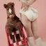 I am rocking my rocking horse in my diaper