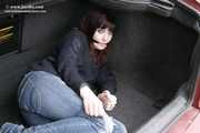 Emily Cuffed In A Trunk