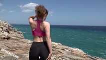Yoga Girl Mira ist zurück, geiler Outdoor Fick - UNCUT