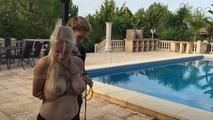 Sensual bondage at the pool - Part 3