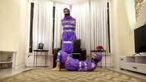 Terry and Vanessa - Both girls end up hogtaped on the floor by Blackrose (video)