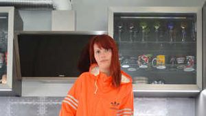 Miss Petra in AGU raingear (original AGU) and an exclusiv orange Adidas AGU raincoat layered over her raingear