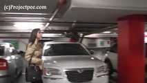 078069  Rachel Pees In The Parking Garage 