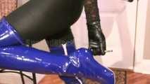 Latex blue ballls