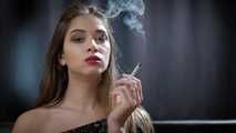 Every short clip of the angelic Irina posing while smoking gathered in one video