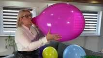 miss Tatjana pops your balloons while Blow2Pop a magenta TT17