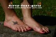 Moraly barefoot outdoor