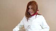 1352 Maggie in Xmas Pressie Part 1 Straitjacket