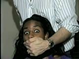 BLACK STUDENT IS WRIST GAGGED, CLEAVE GAGGED, HANDGAGGED & MOUTH STUFFED (D37-5)