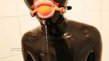 The drooling rubber doll