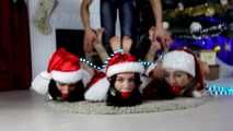 Lucky & Nelly & Xenia - Santa shows up to tie up his favorite helper and tickle her sexy bare feet (video)