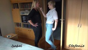 Isabel and Stefanie - tickle fetish part 1 of 2