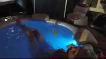 2 sexy Girls Bound in a Whirl Pool